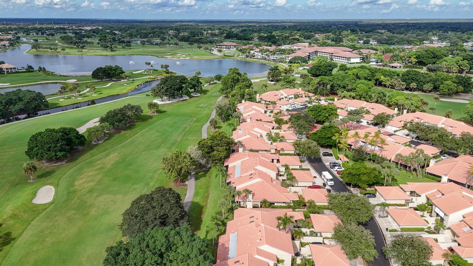 27 - Neighborhood and golf course aerial