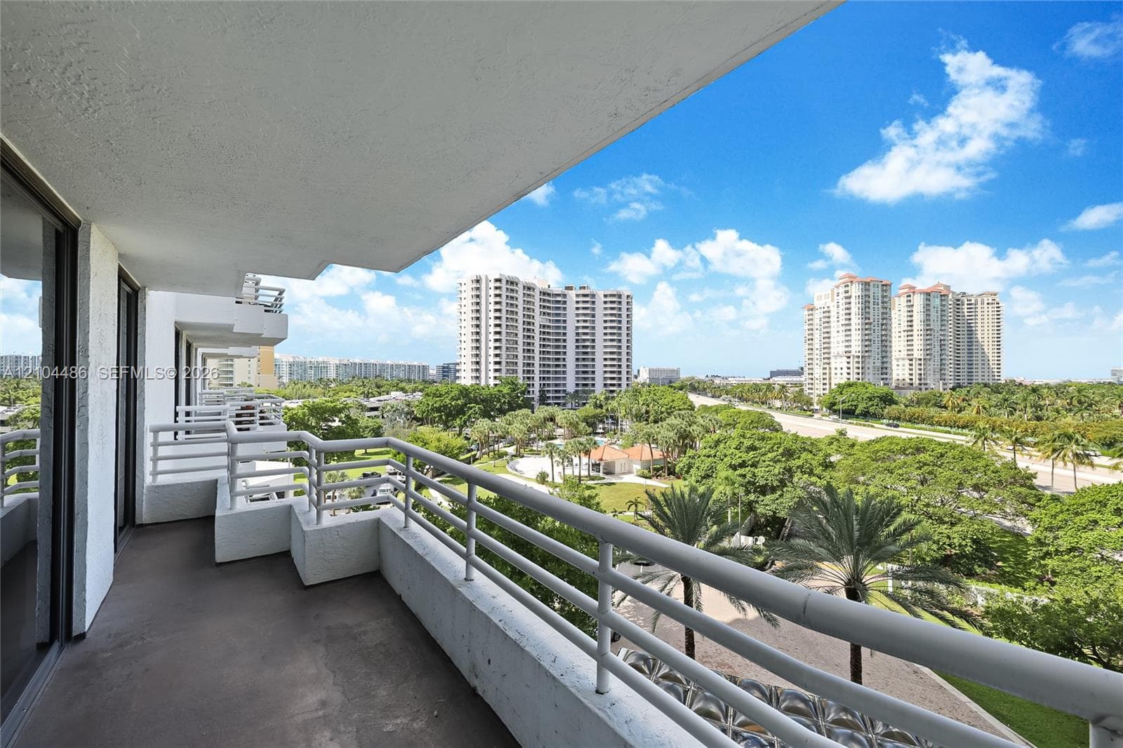Covered balcony