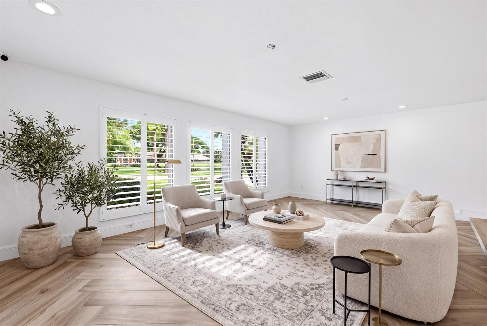 Living Room Virtually Staged