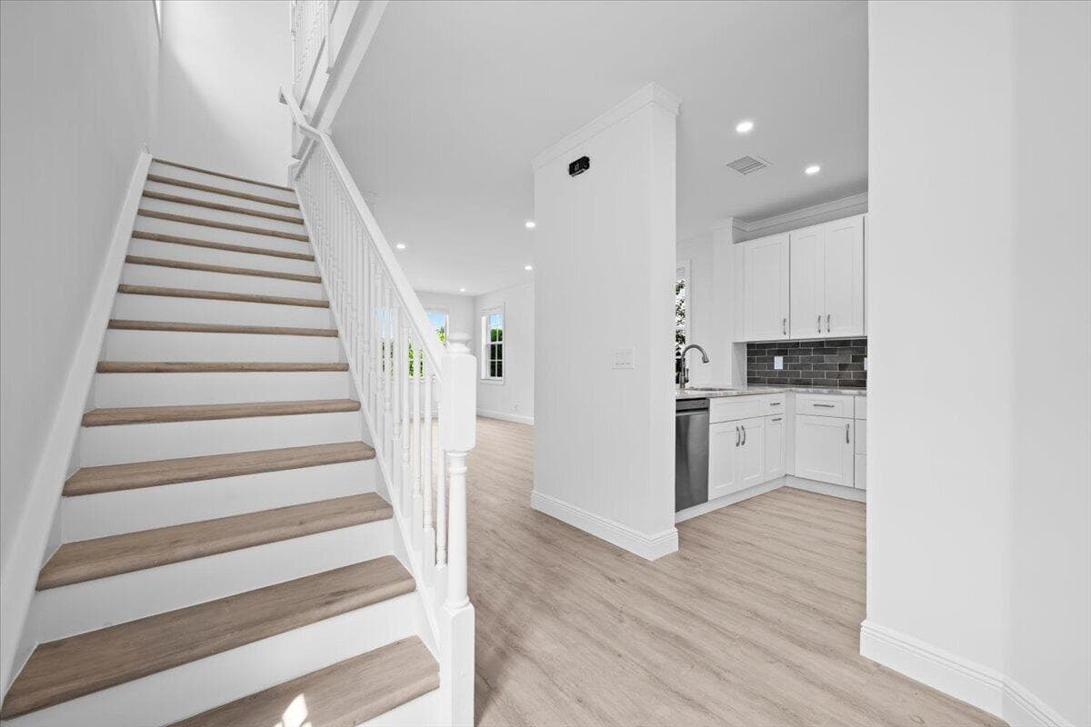 Staircase to Bedroom Area