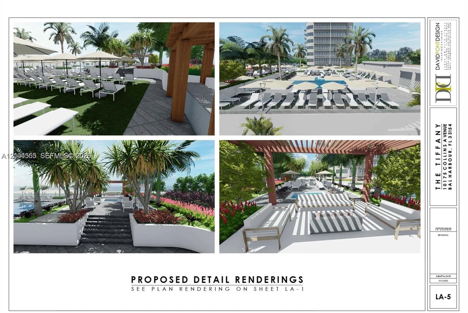 Rendering - pool deck under construction, expected to be completed winter 2027