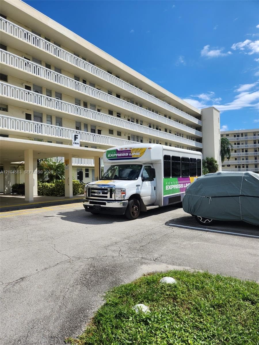 Shuttle pick up at the door.