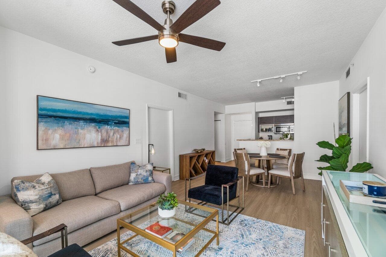 Fully Furnished Living Room