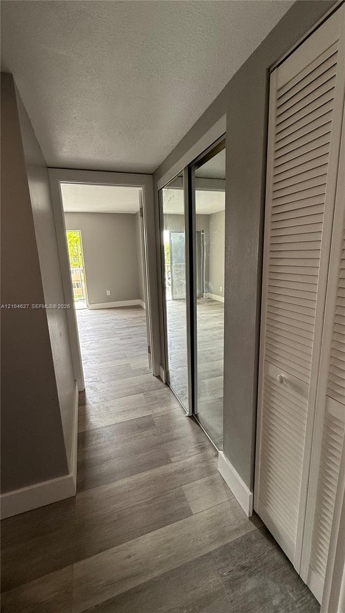 Closets in hallway
