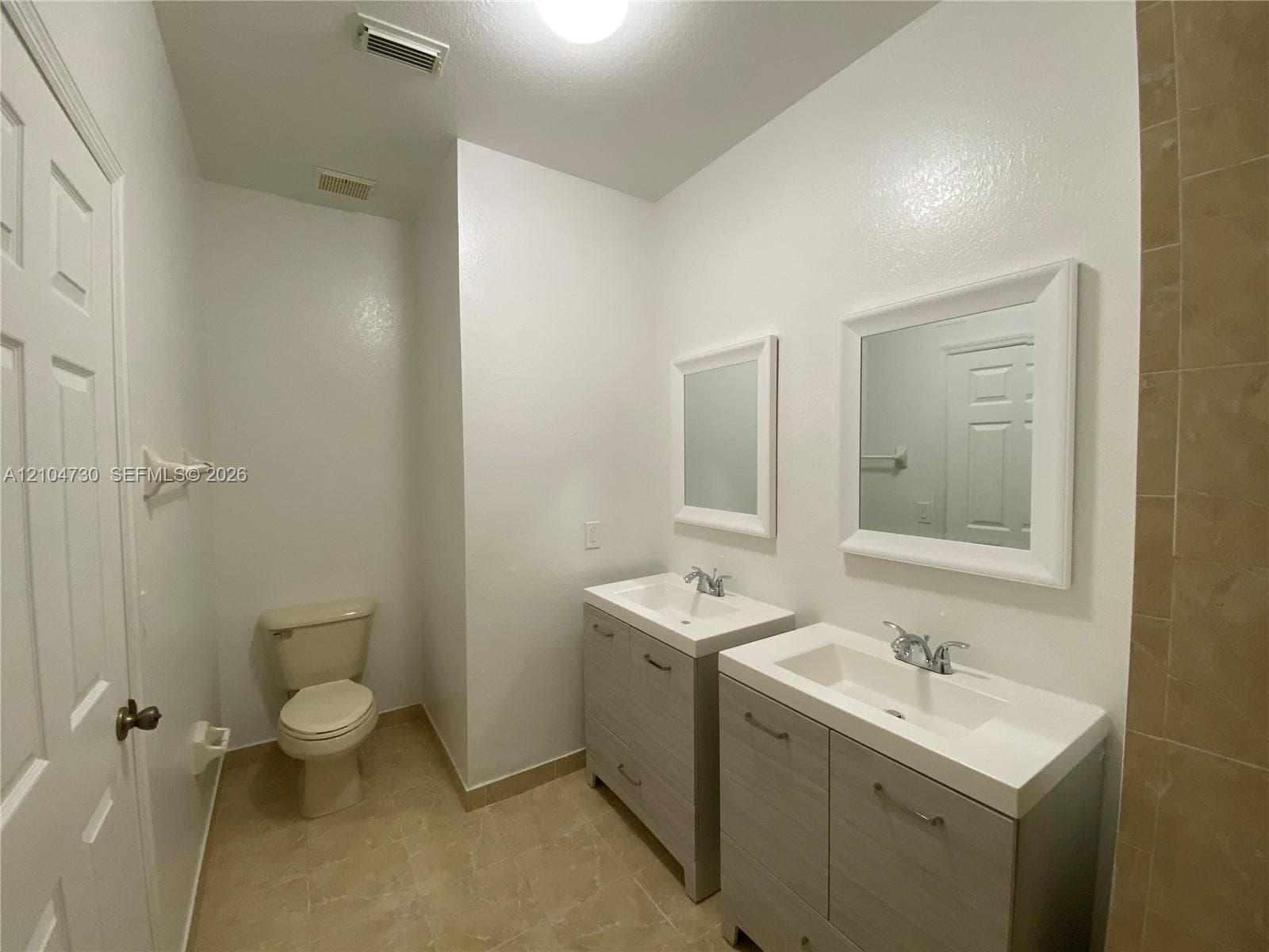 Large master bathroom.