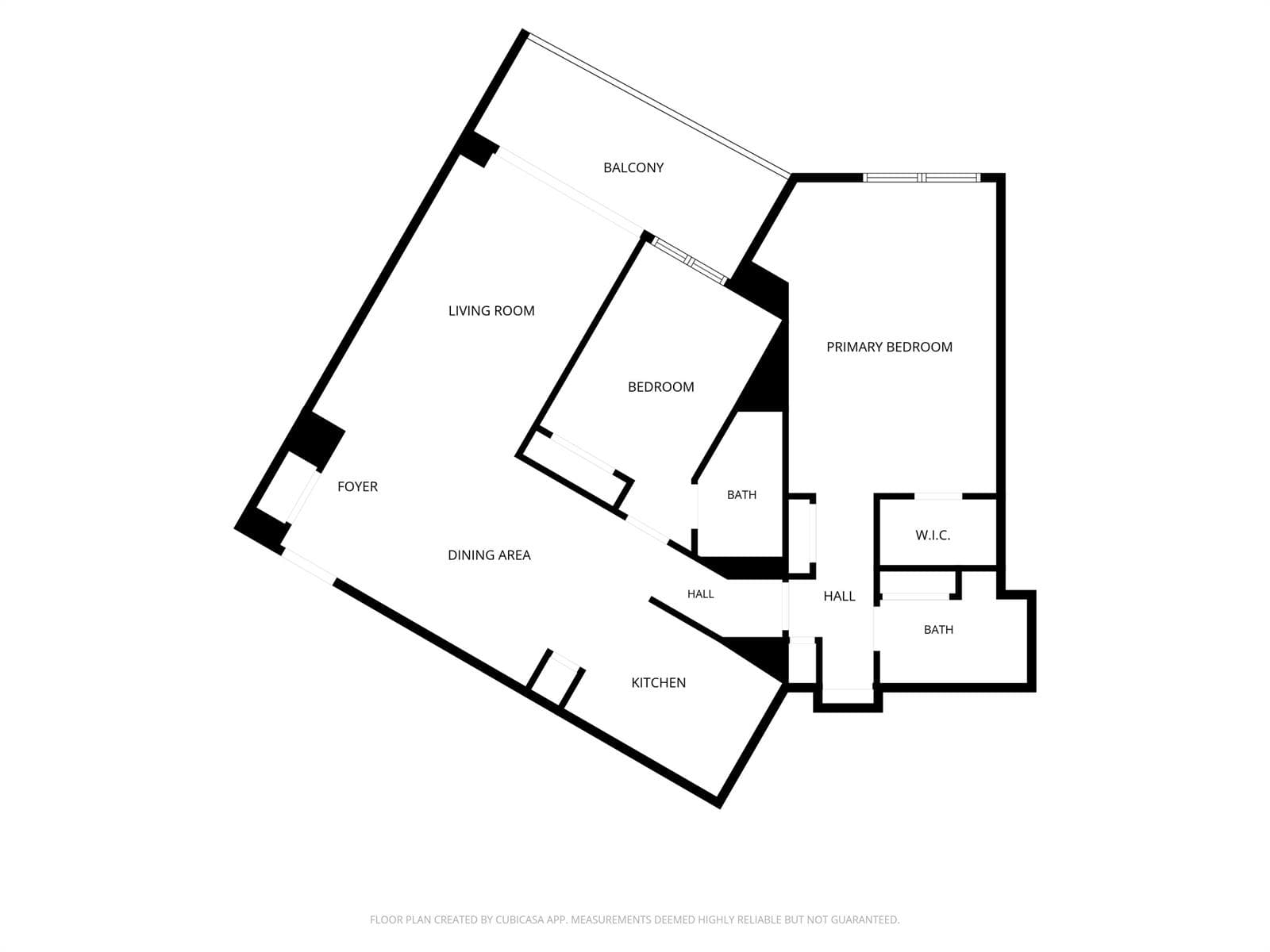 2-2D Floor plan for 3180 South Ocean Dri