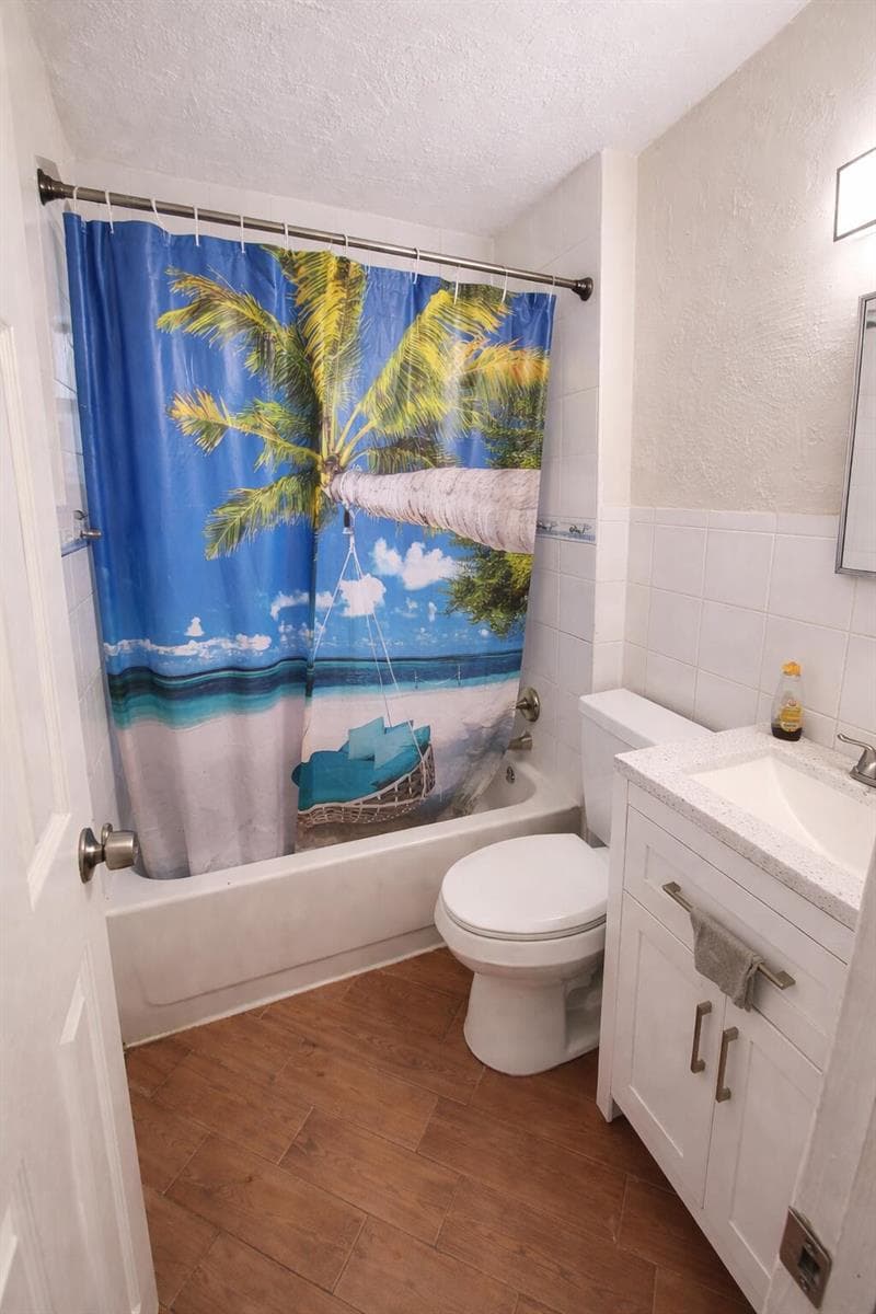 Tropical beach getaway bathroom design