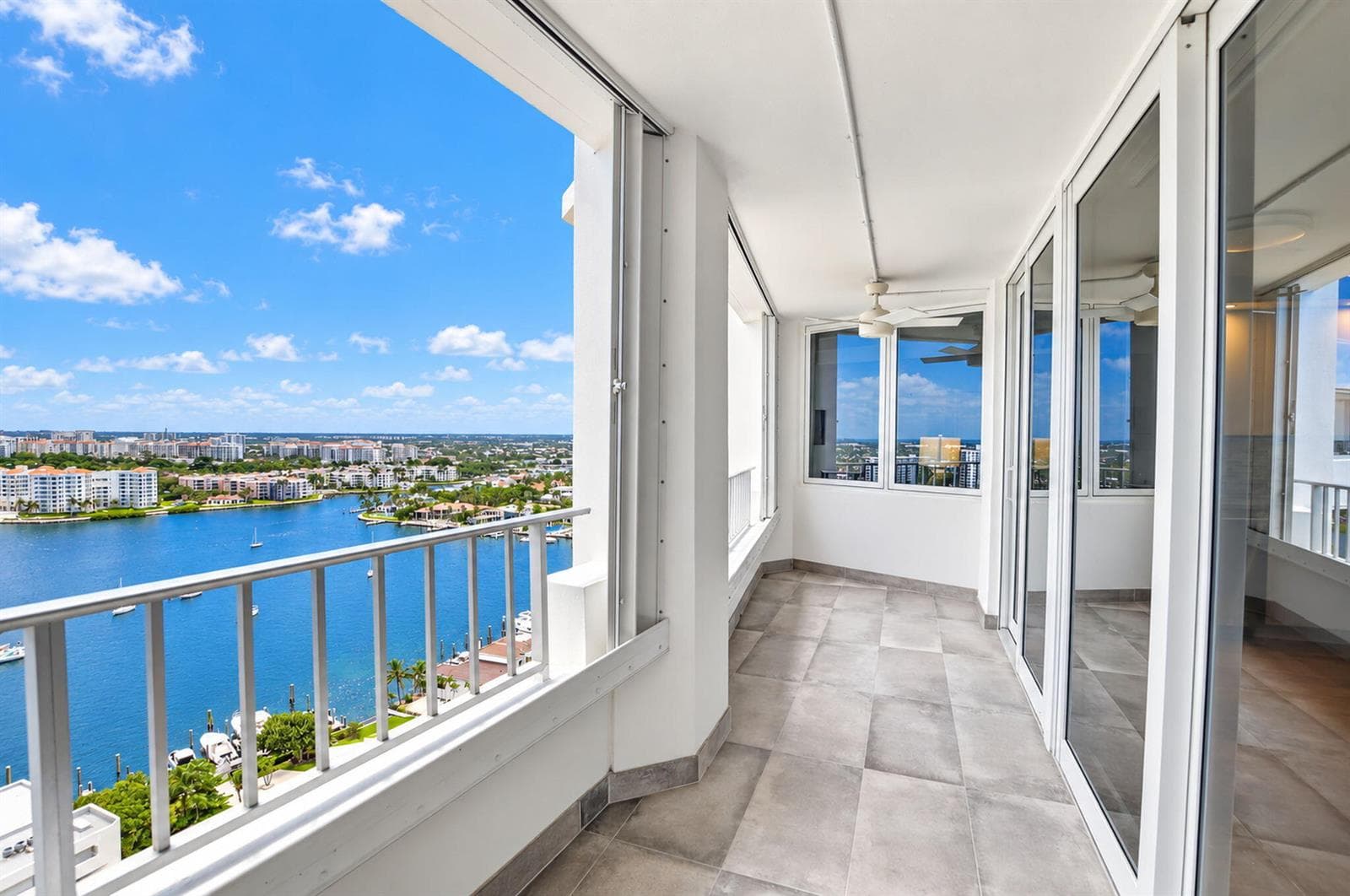 Large Balcony Facing ICW