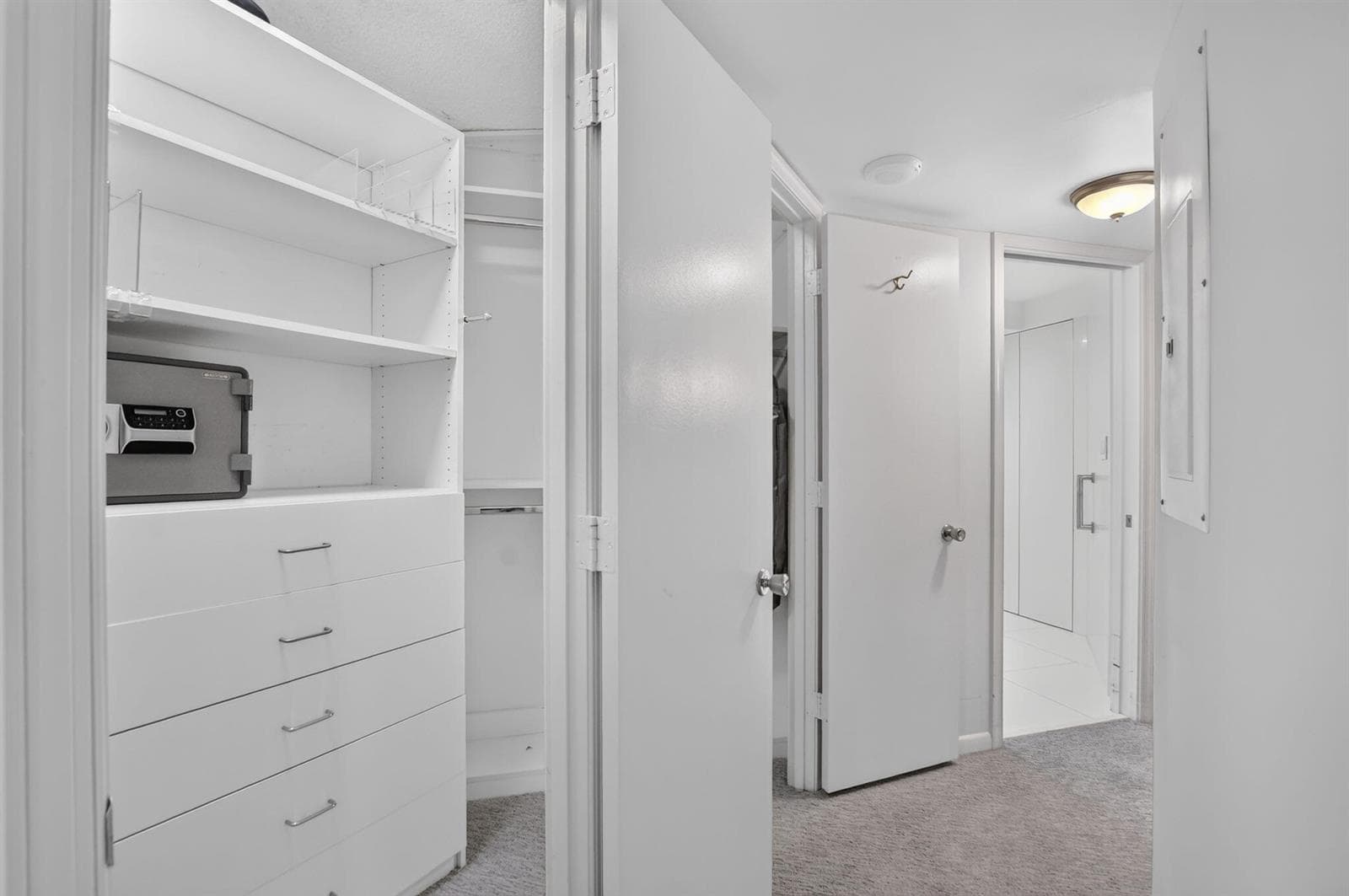 Walk In Closet Hall from Master BR