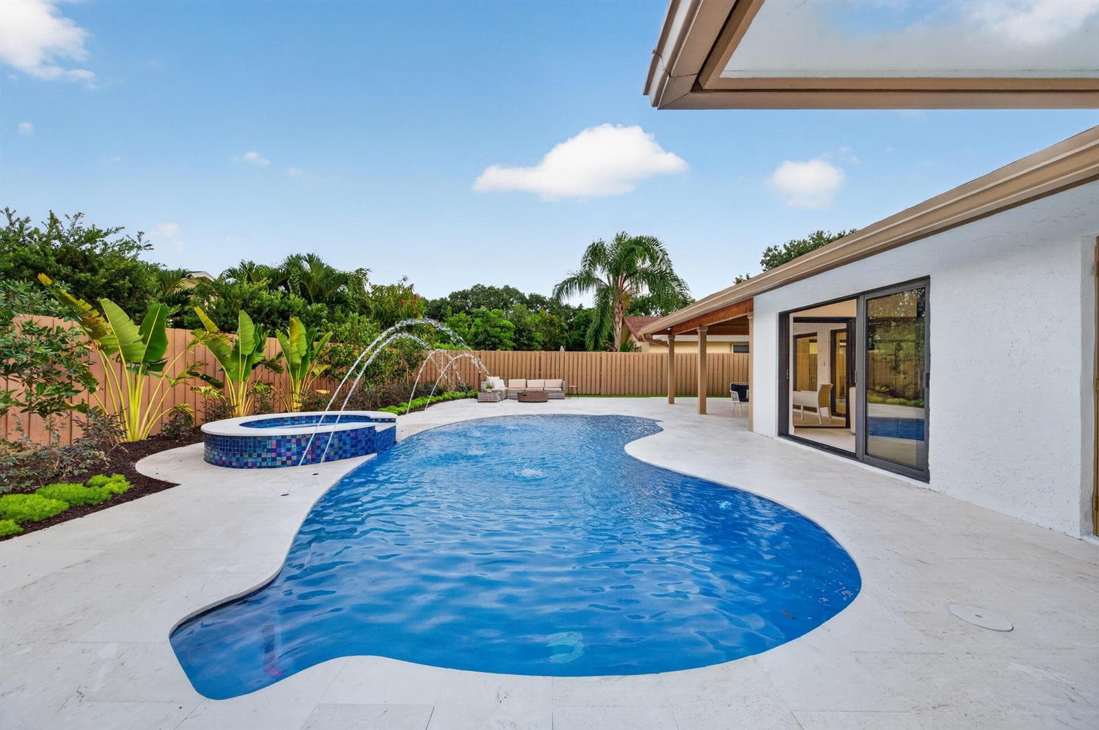 Backyard oasis