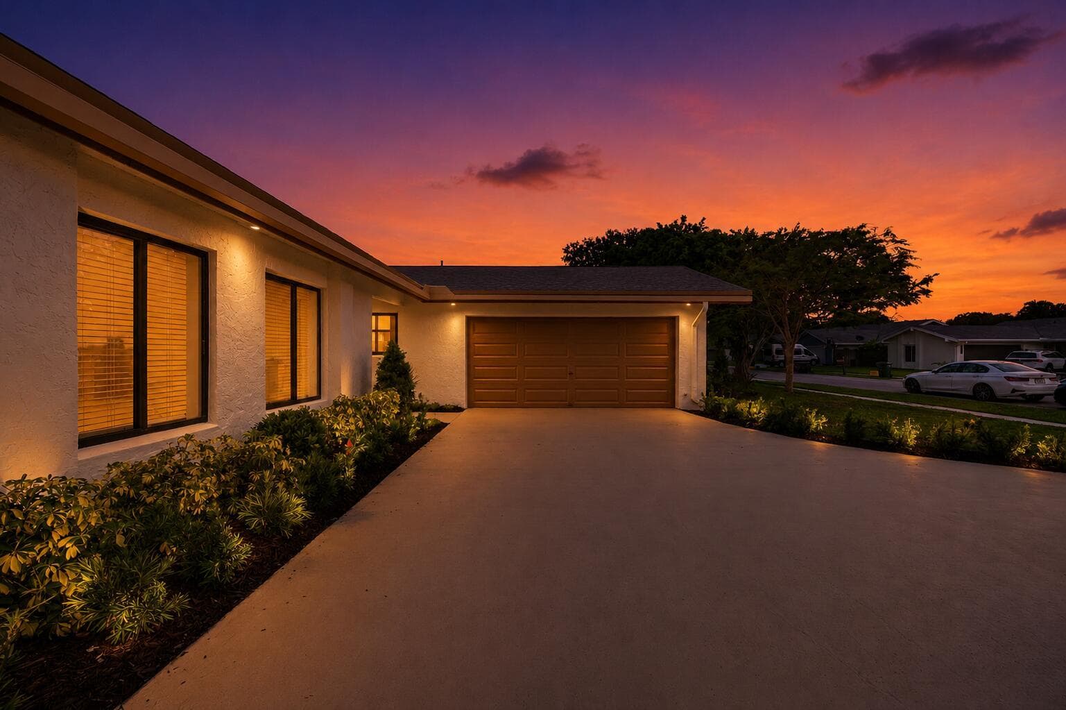 Garage view
