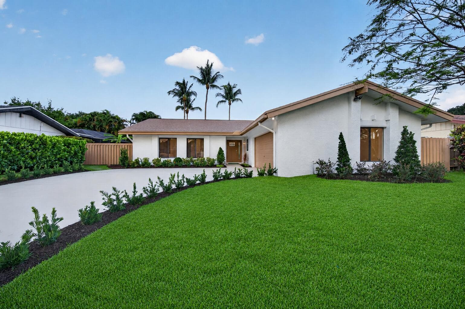 Front of the house