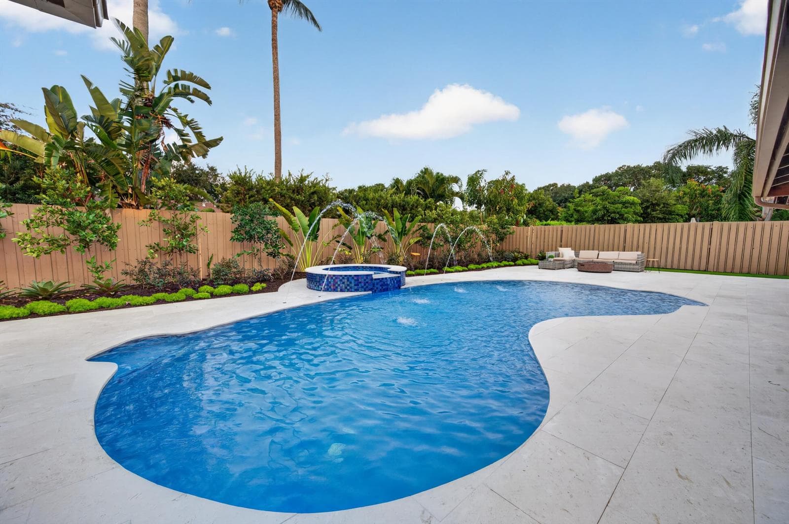Backyard oasis