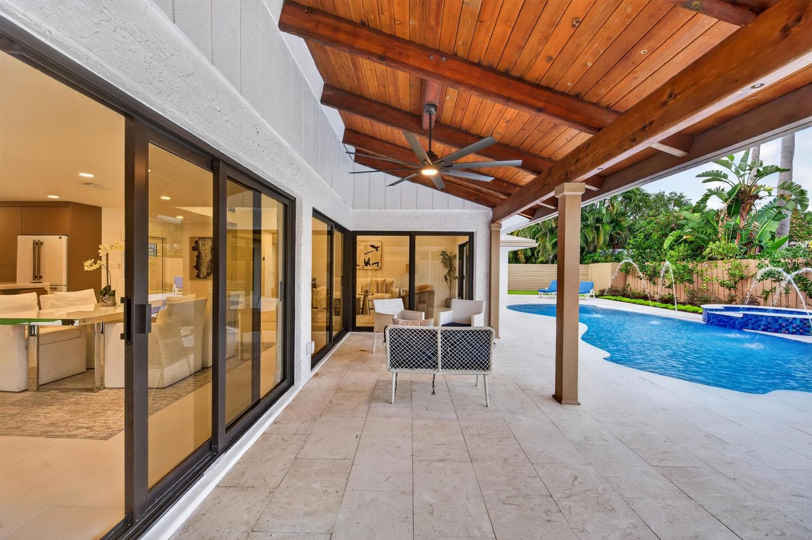 Covered patio