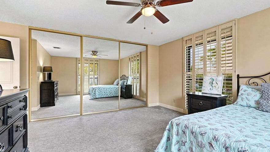 3rd Bedroom With Wall of Closet