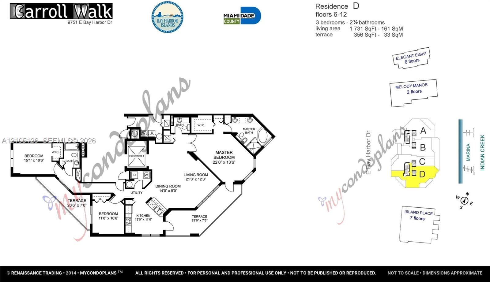 CARROLL WALK CONDO · #8D in Bay Harbor Islands - Photo 18