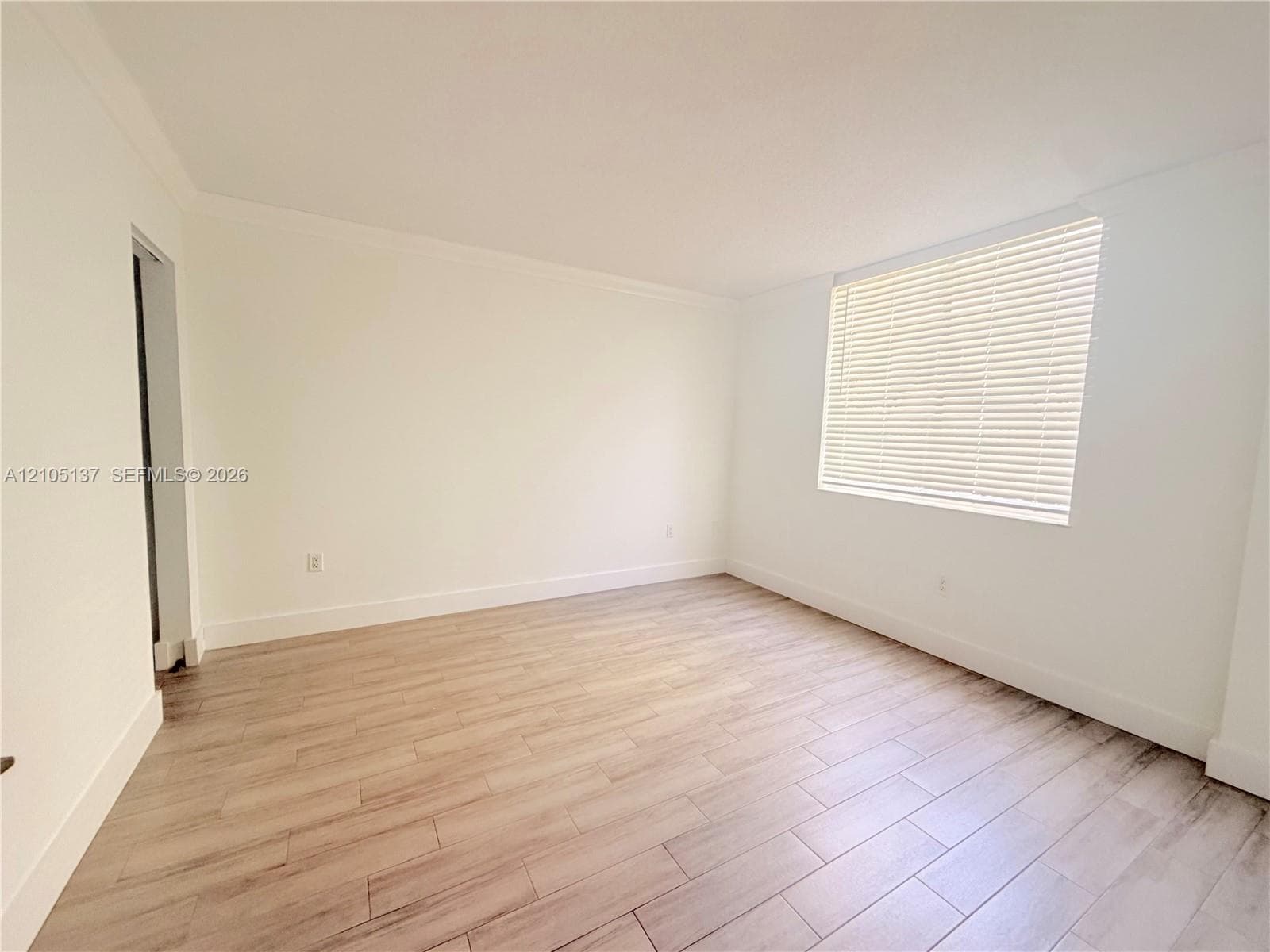 Master Bedroom with walk-in closet