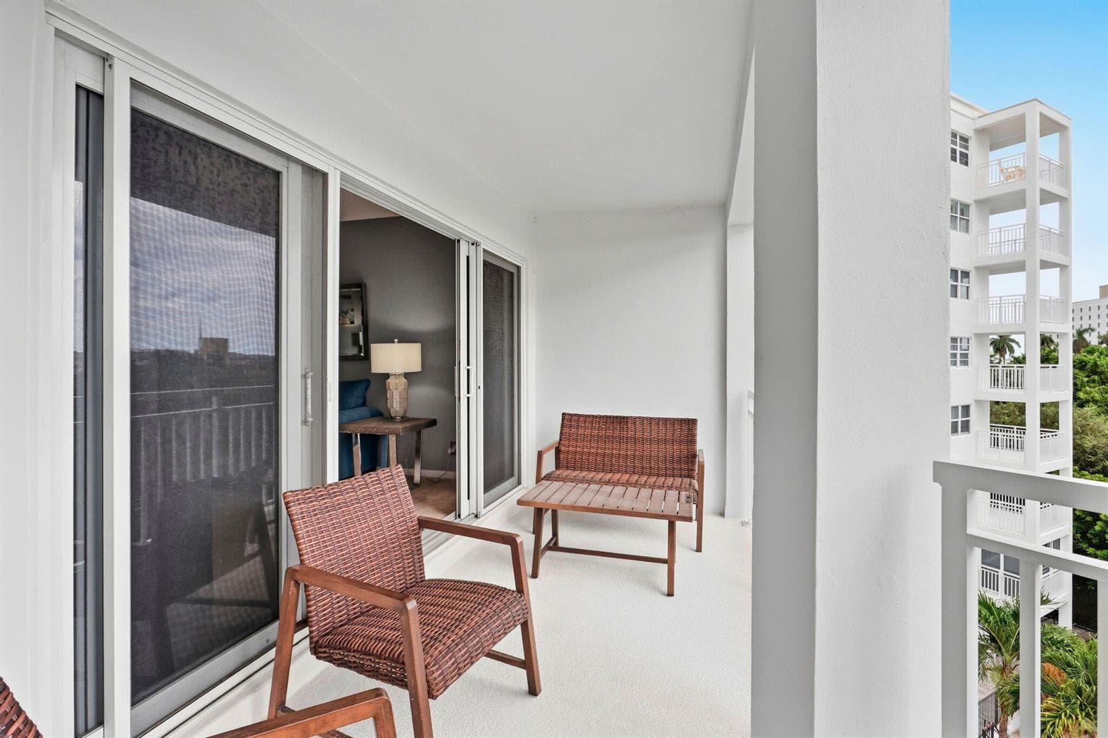 Large balcony