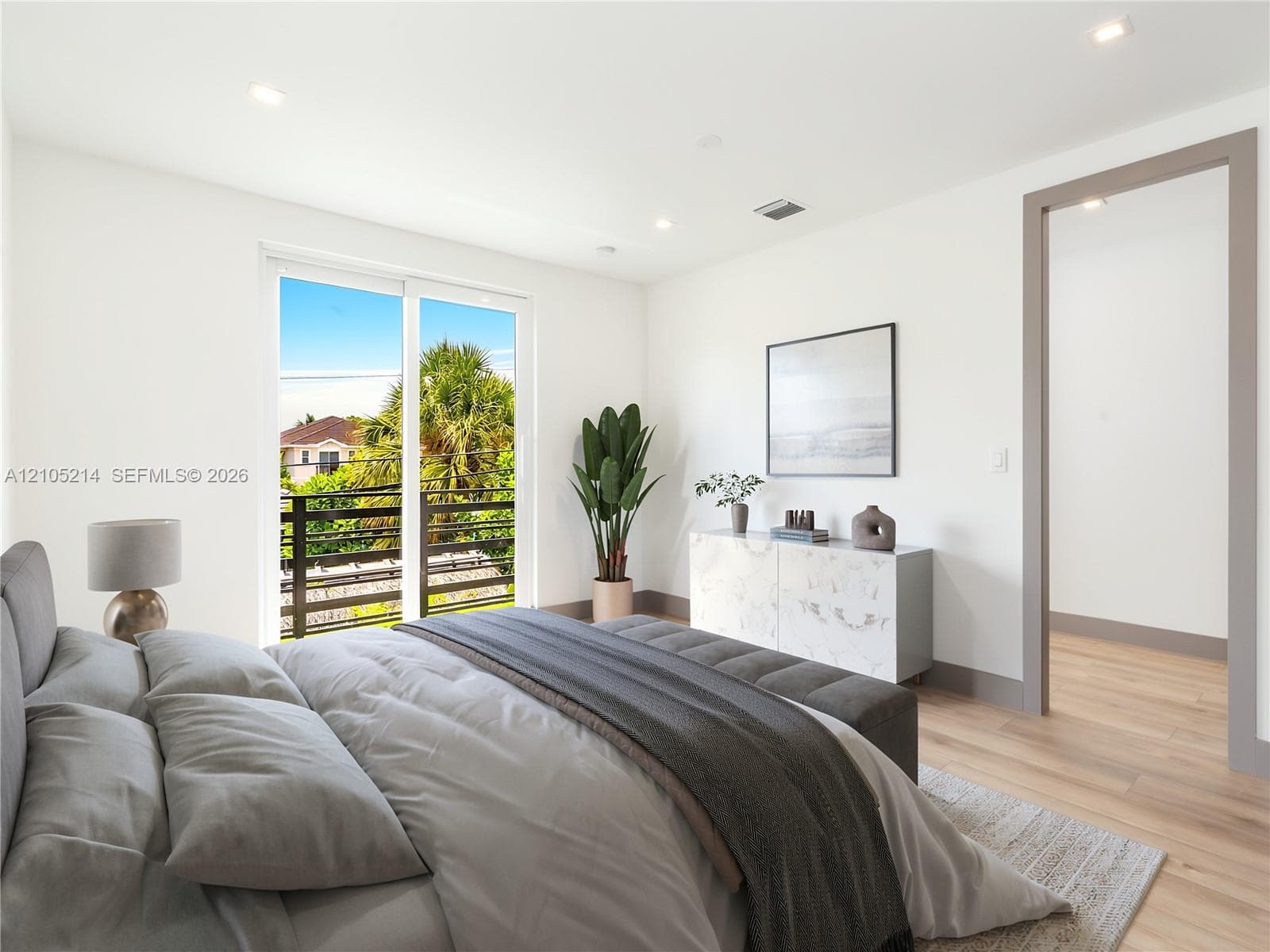 Primary Bedroom with ensuite bathroom and 2 walk in closets