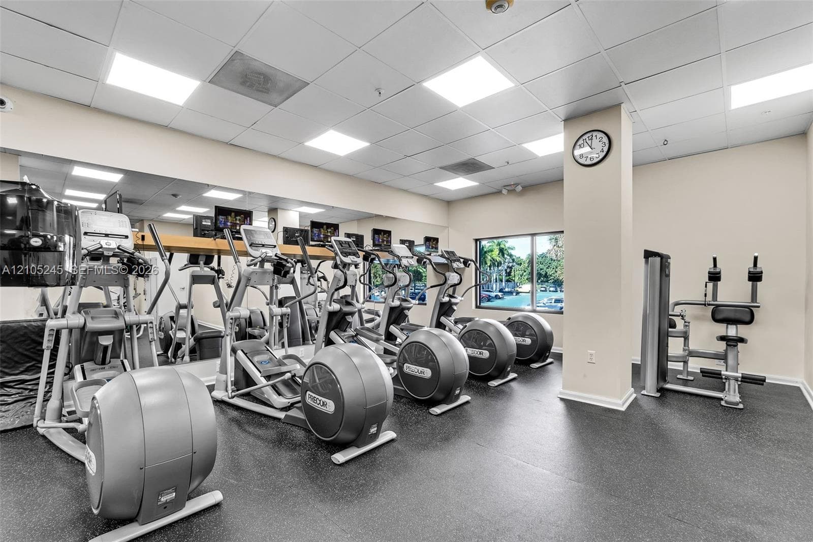 Gym has His & Hers Steam & Sauna Rooms