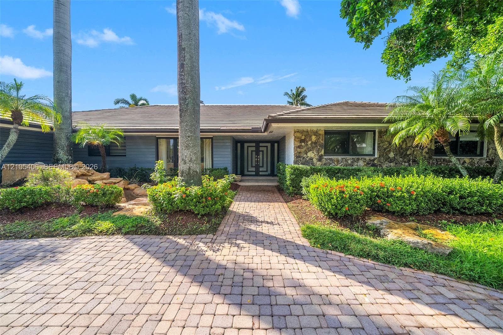 Paver driveway and walkway