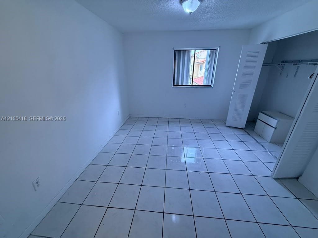 White tile flooring