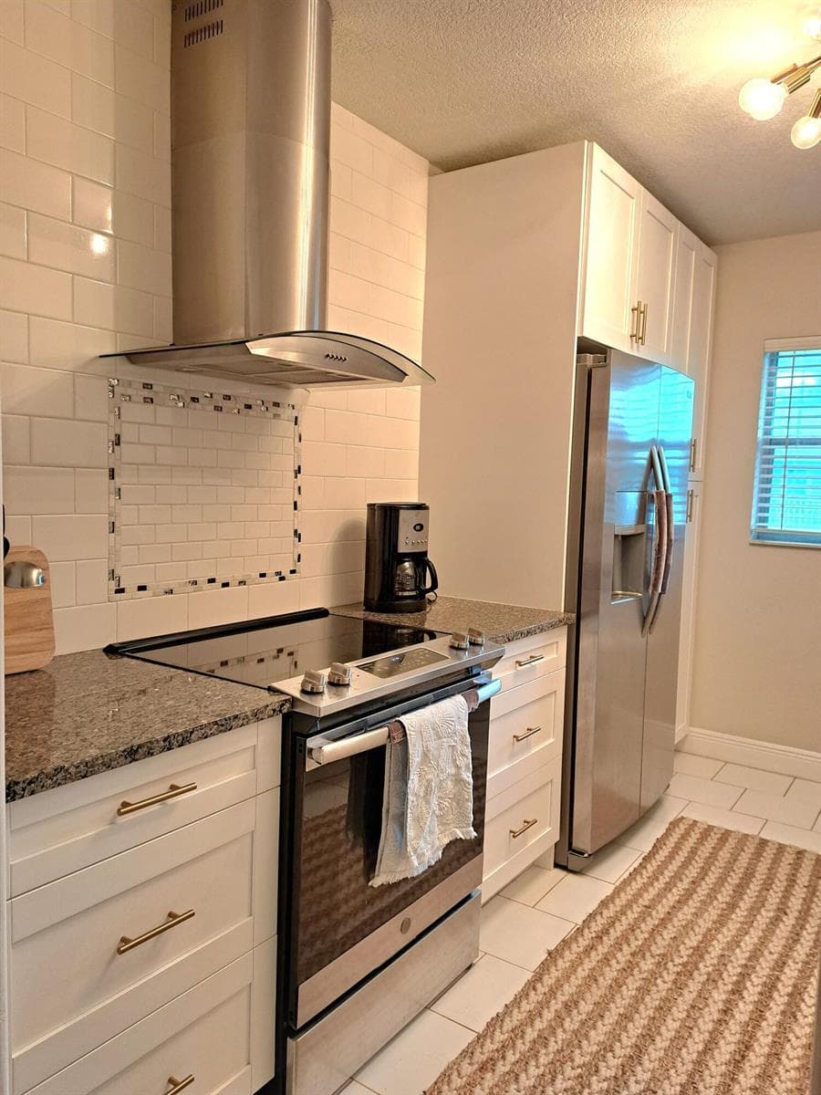newer stainless appliances