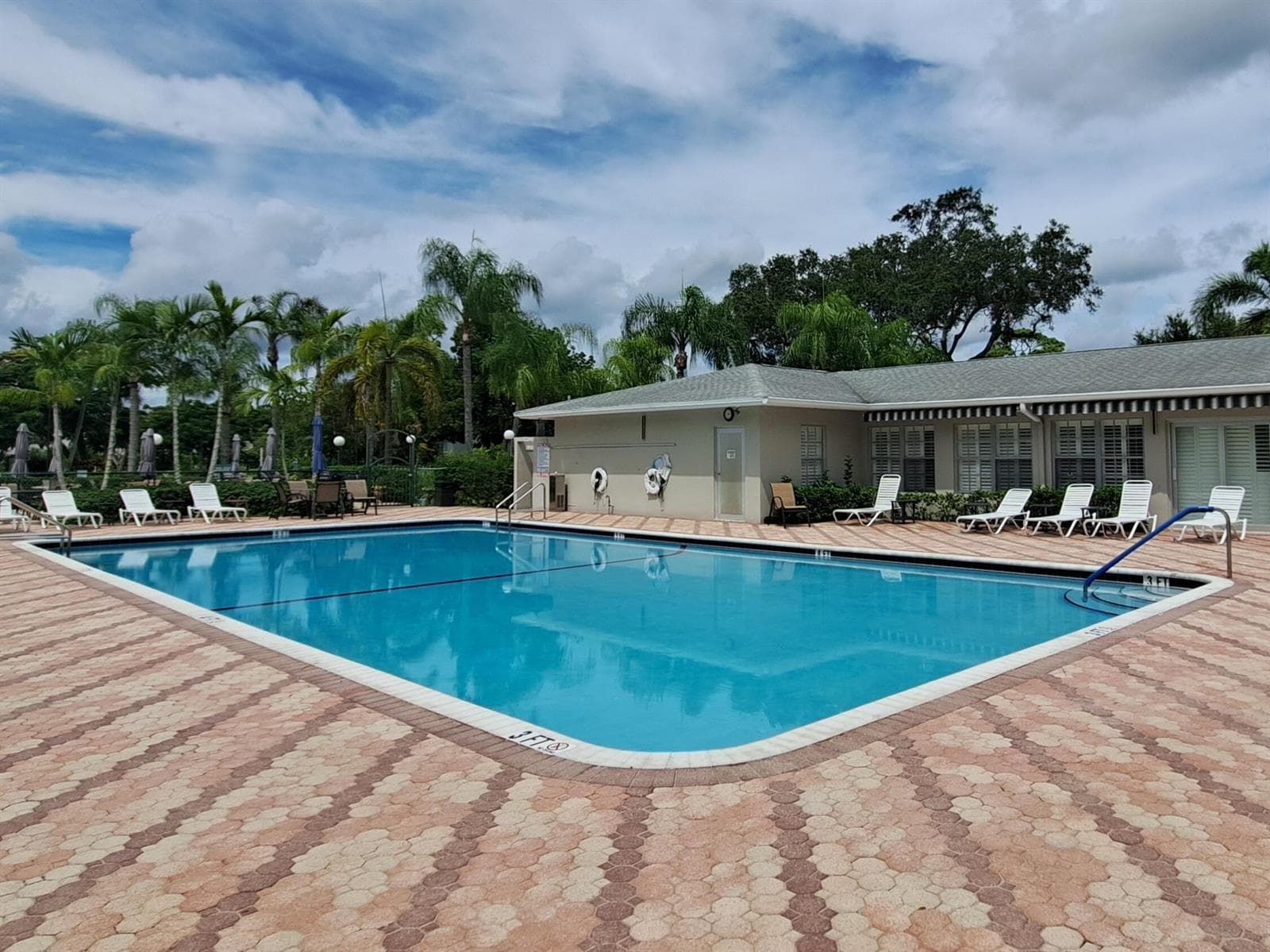 heated pool