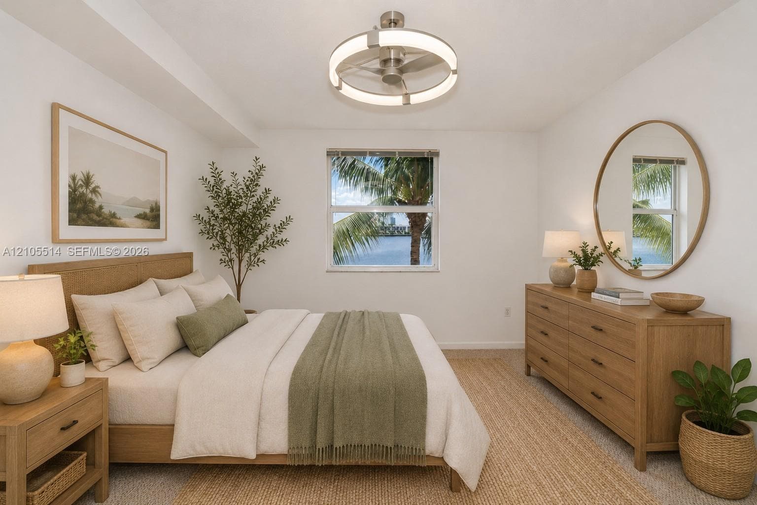 Virtually Staged 2nd Bedroom