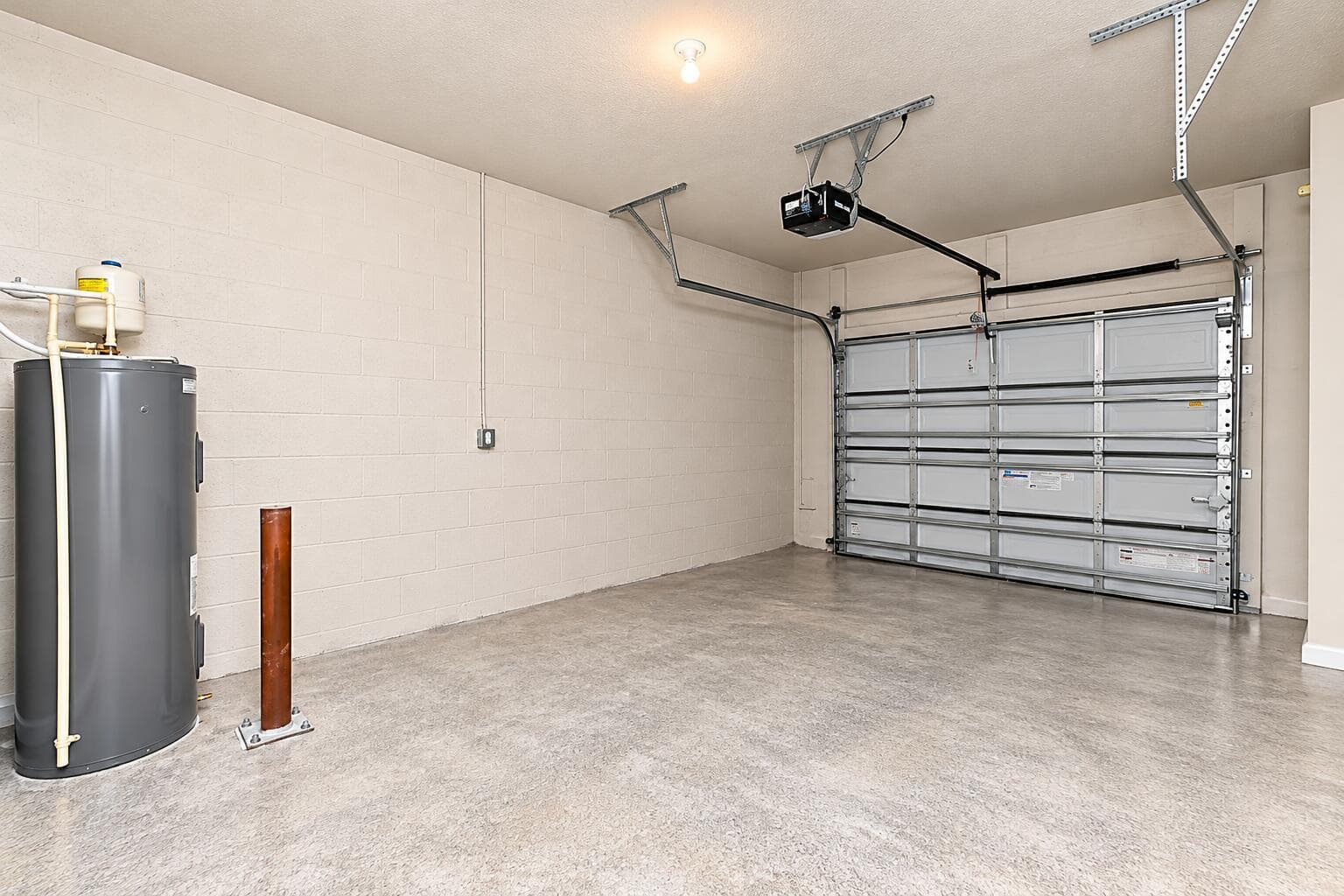 Clean Empty Garage Interior