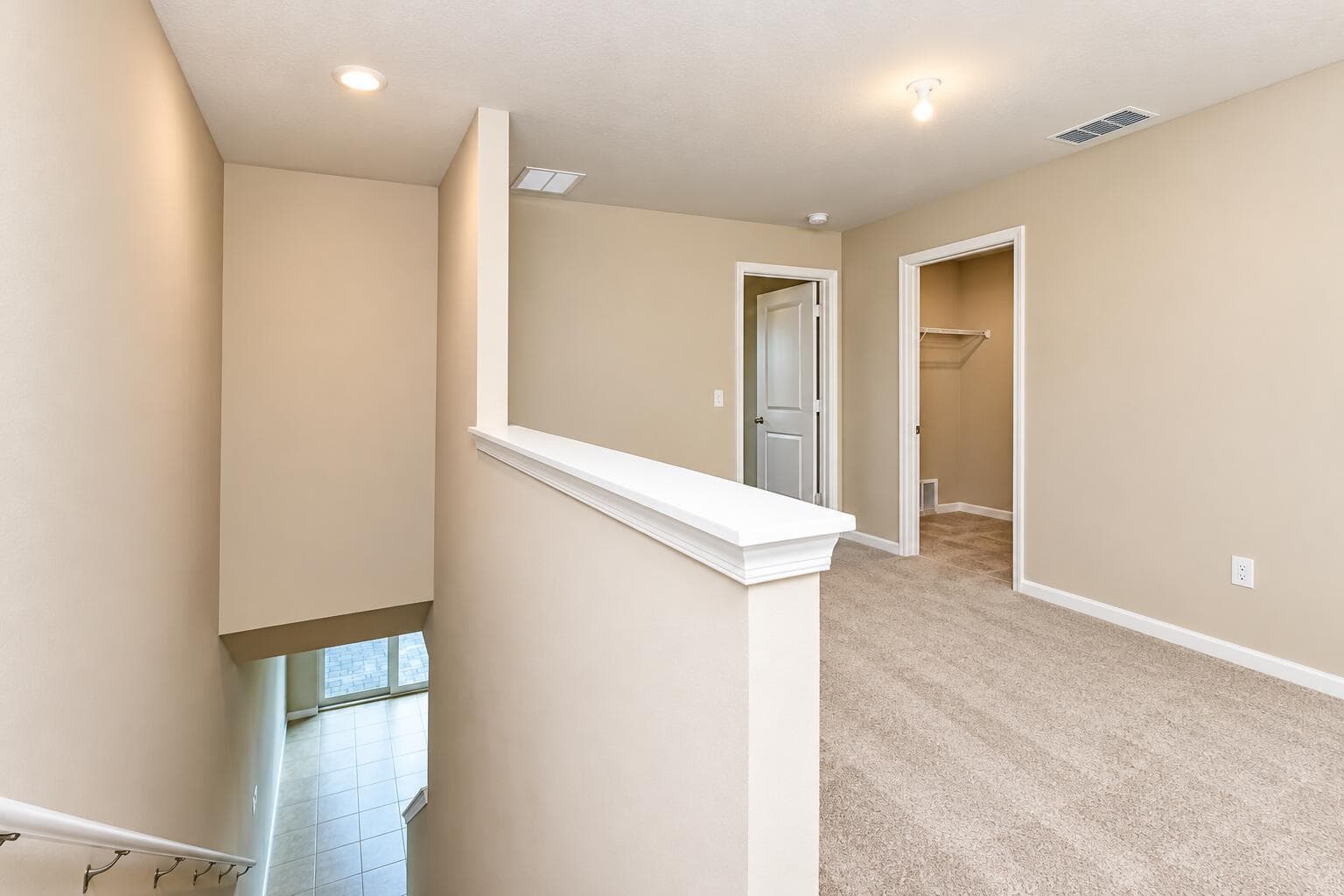Bright Neutral Loft Landing