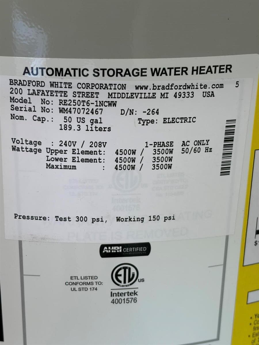Water Heater 2020