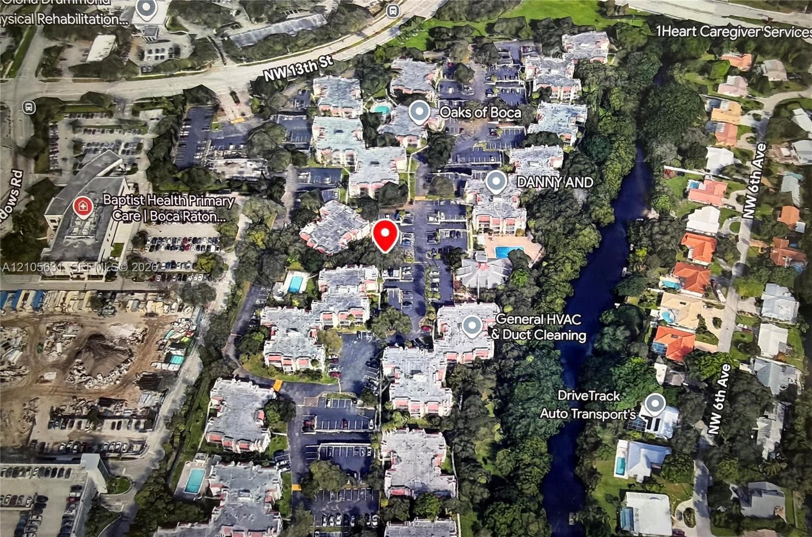 Aerial Map. Satellite imagery depicting the location of the property and surrounding infrastructure
