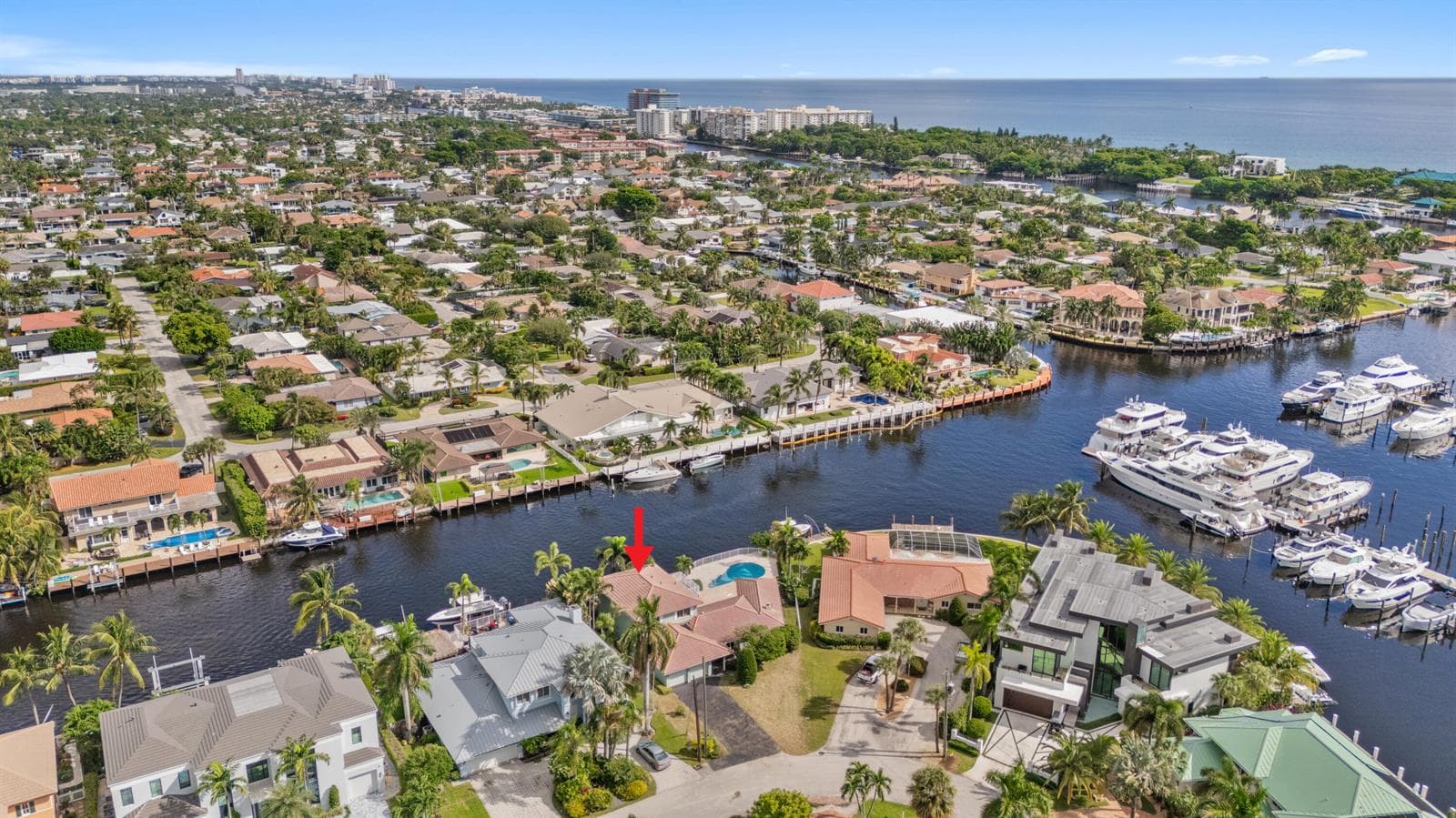 Aerial Neighborhood View