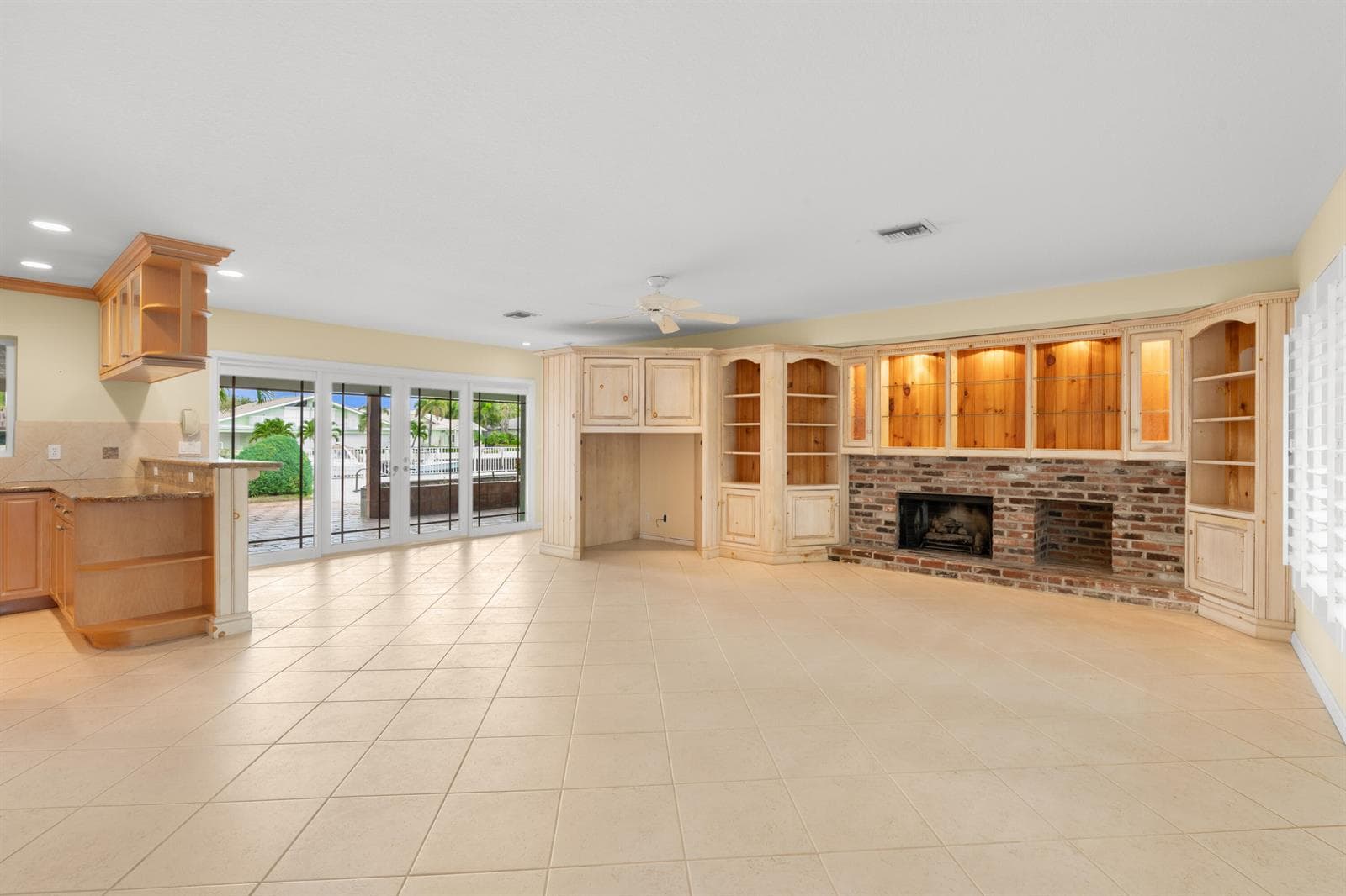 Family Room with Fireplace
