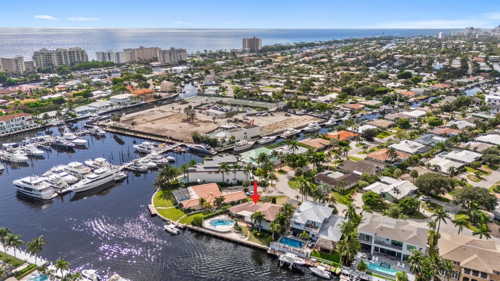 Aerial Neighborhood View