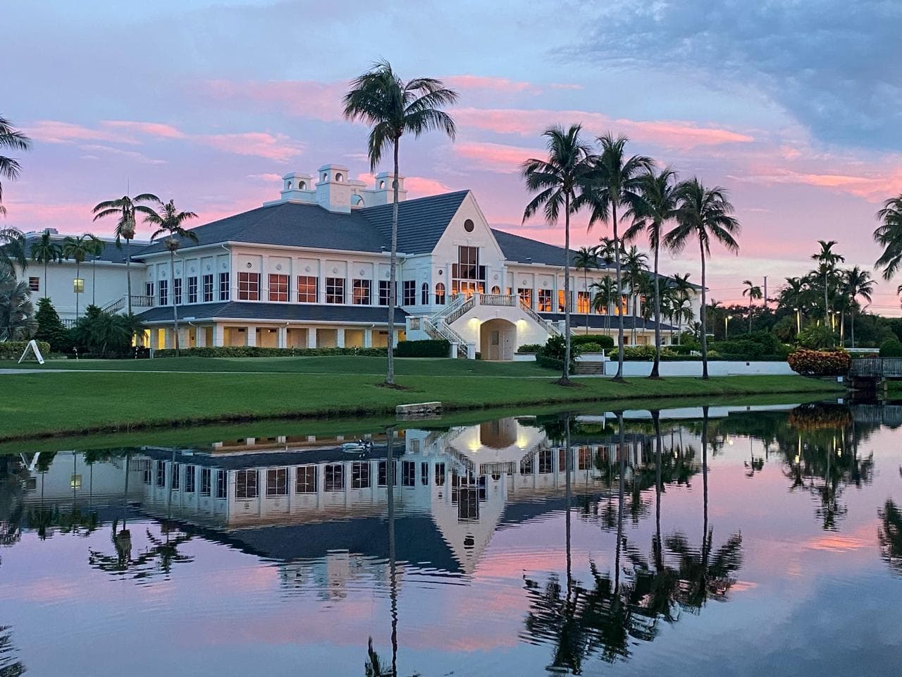 Back of public golf club