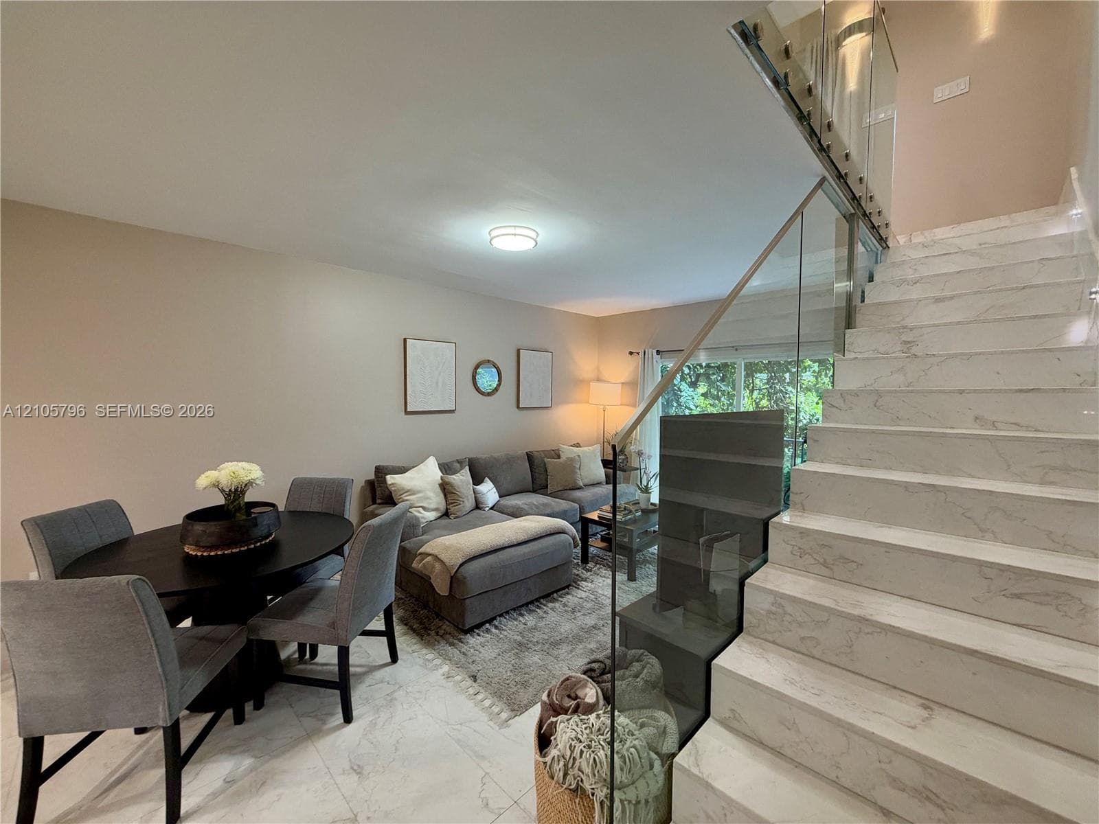 Marble stairs