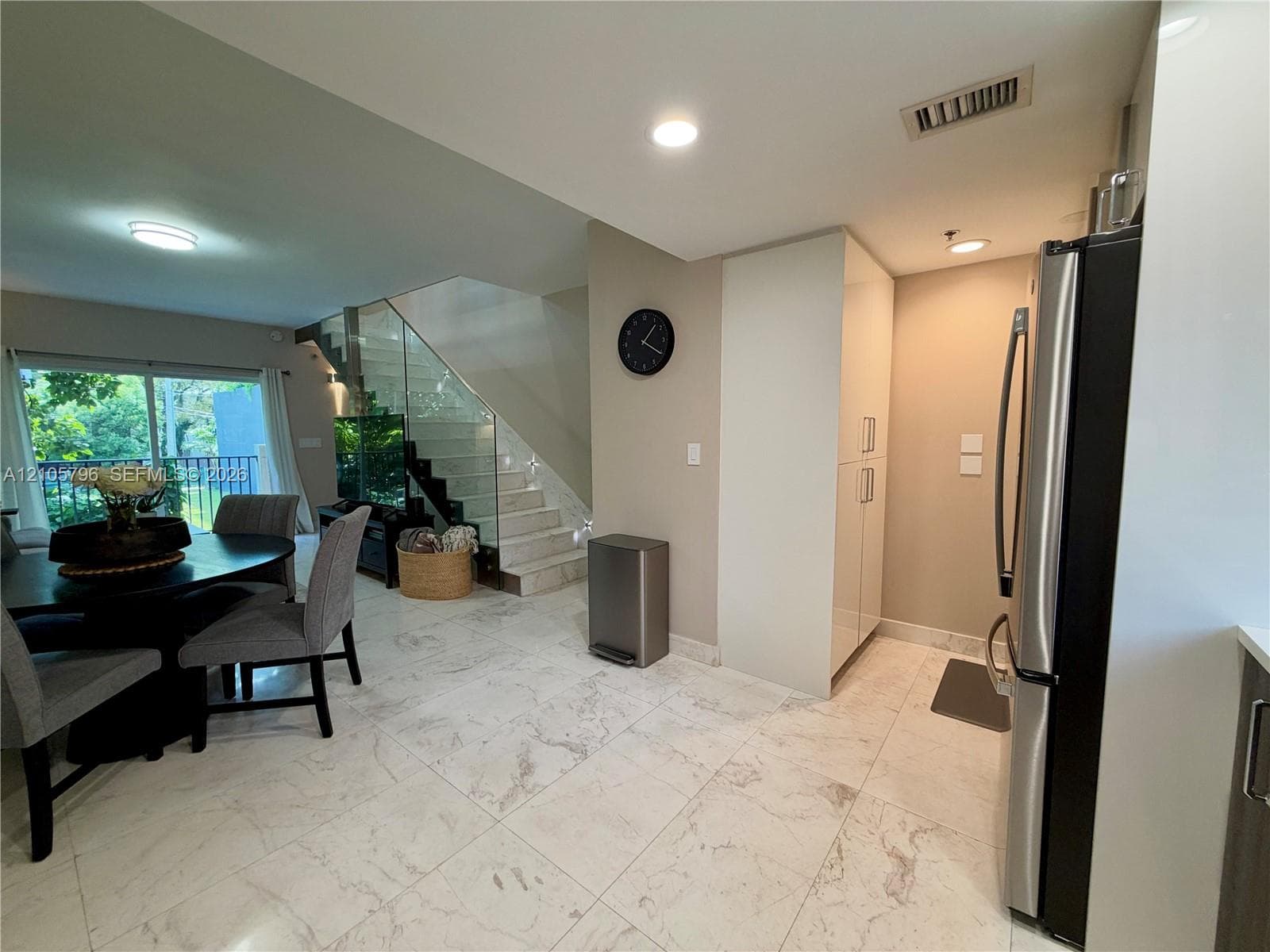 Open living /dining room