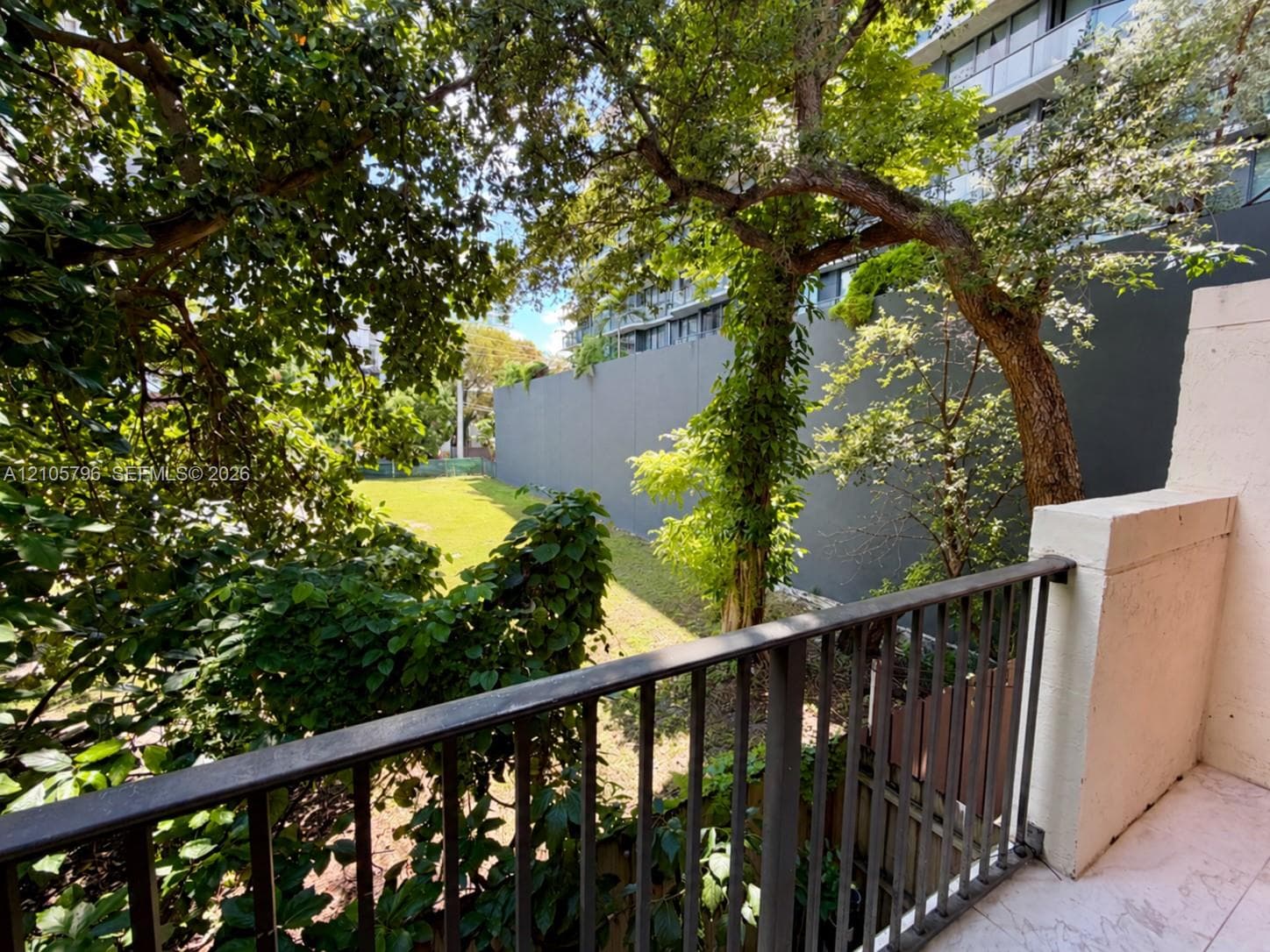 Private balcony