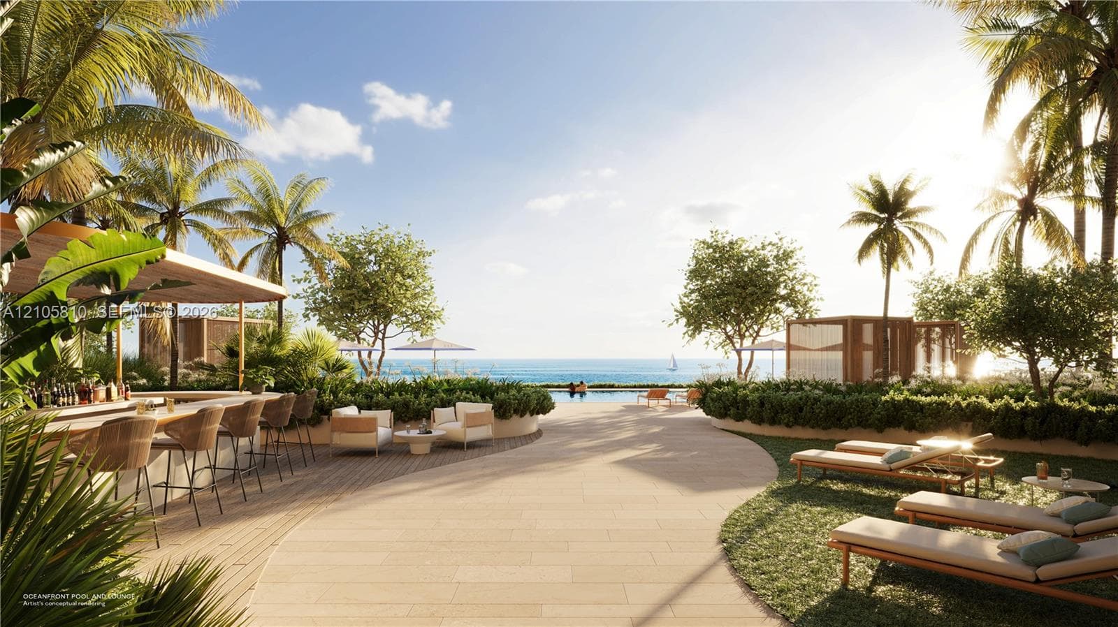 Oceanfront Pool Deck