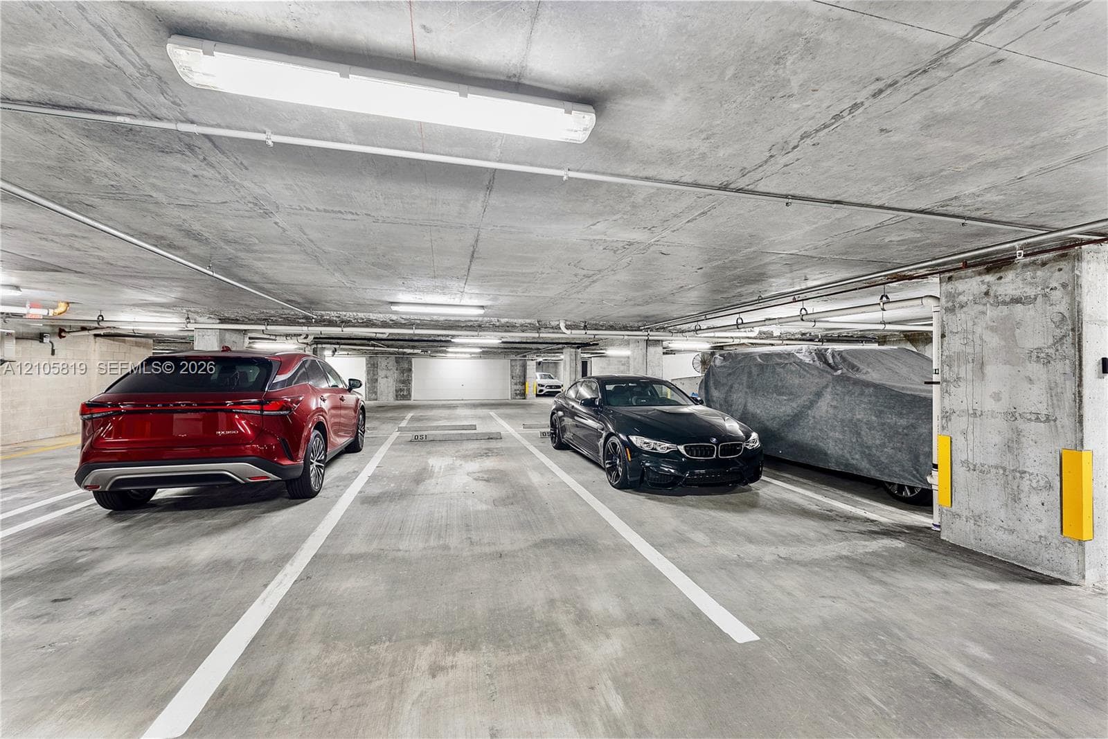 2 Parking Spaces Included.
