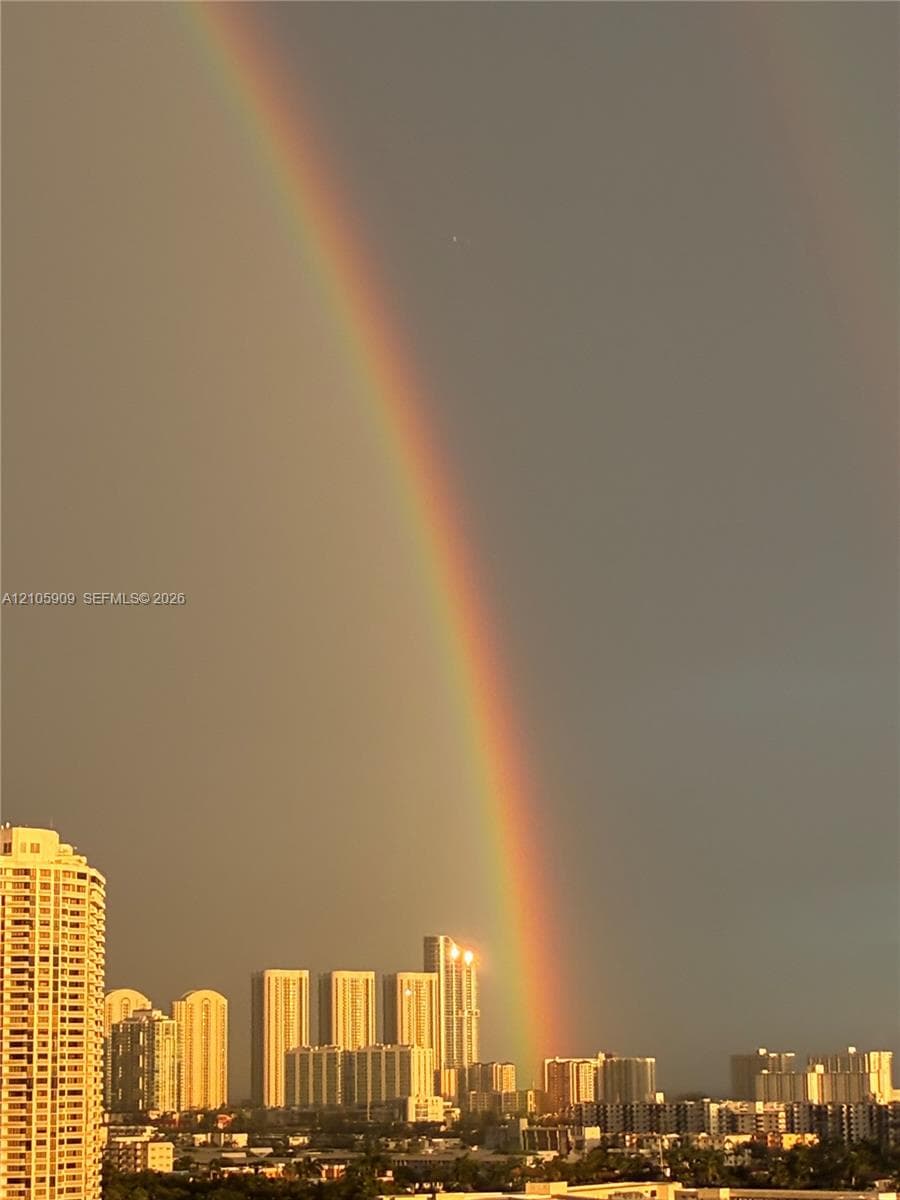 Over the Rainbow from balcony