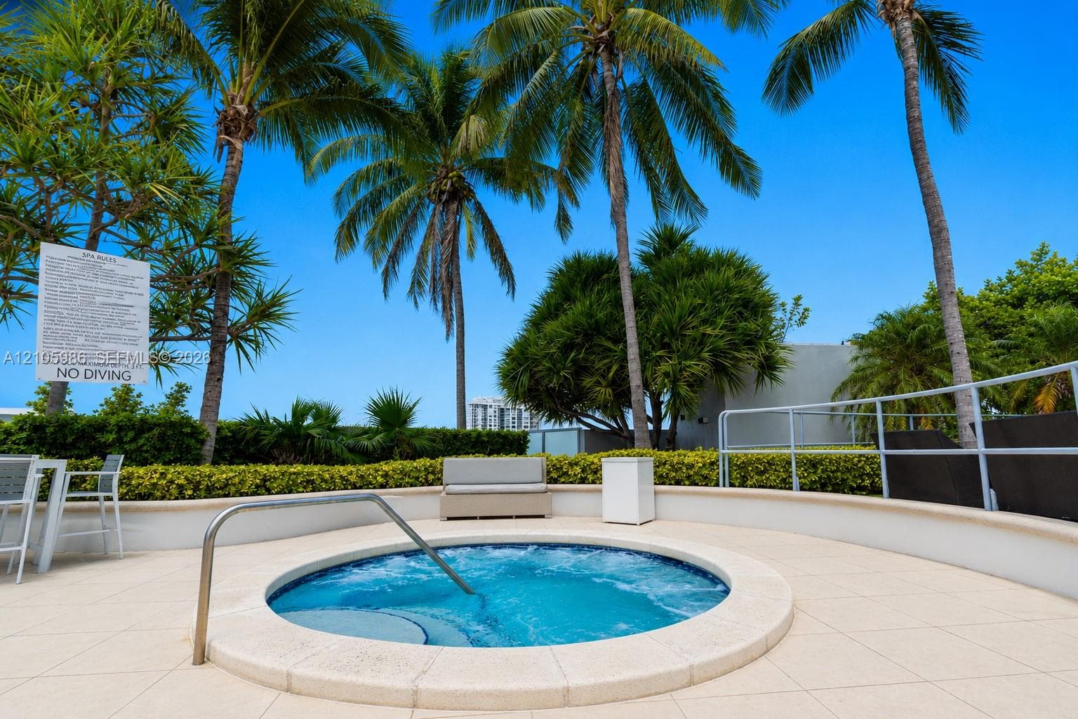 Owners hot tub