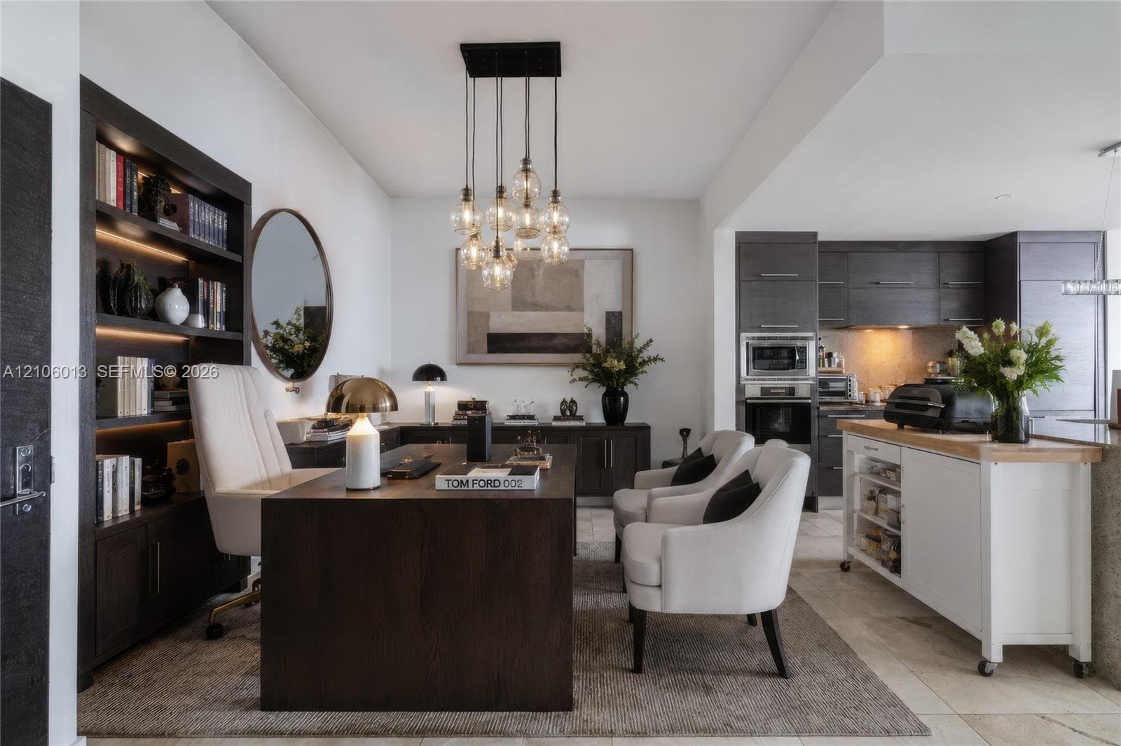 Virtually staged bedroom
