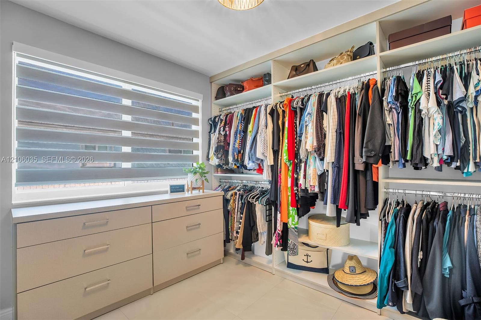Bedroom has been converted to a walk-in closet