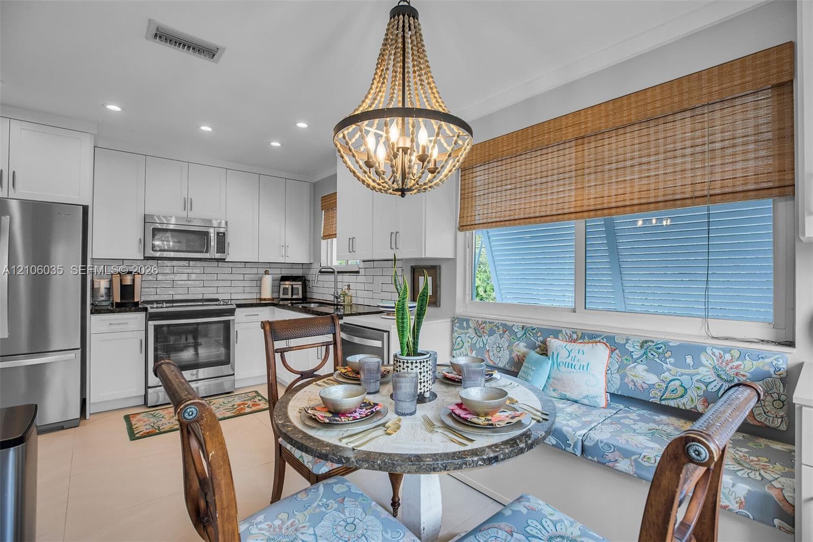 With extra seating and banquet storage