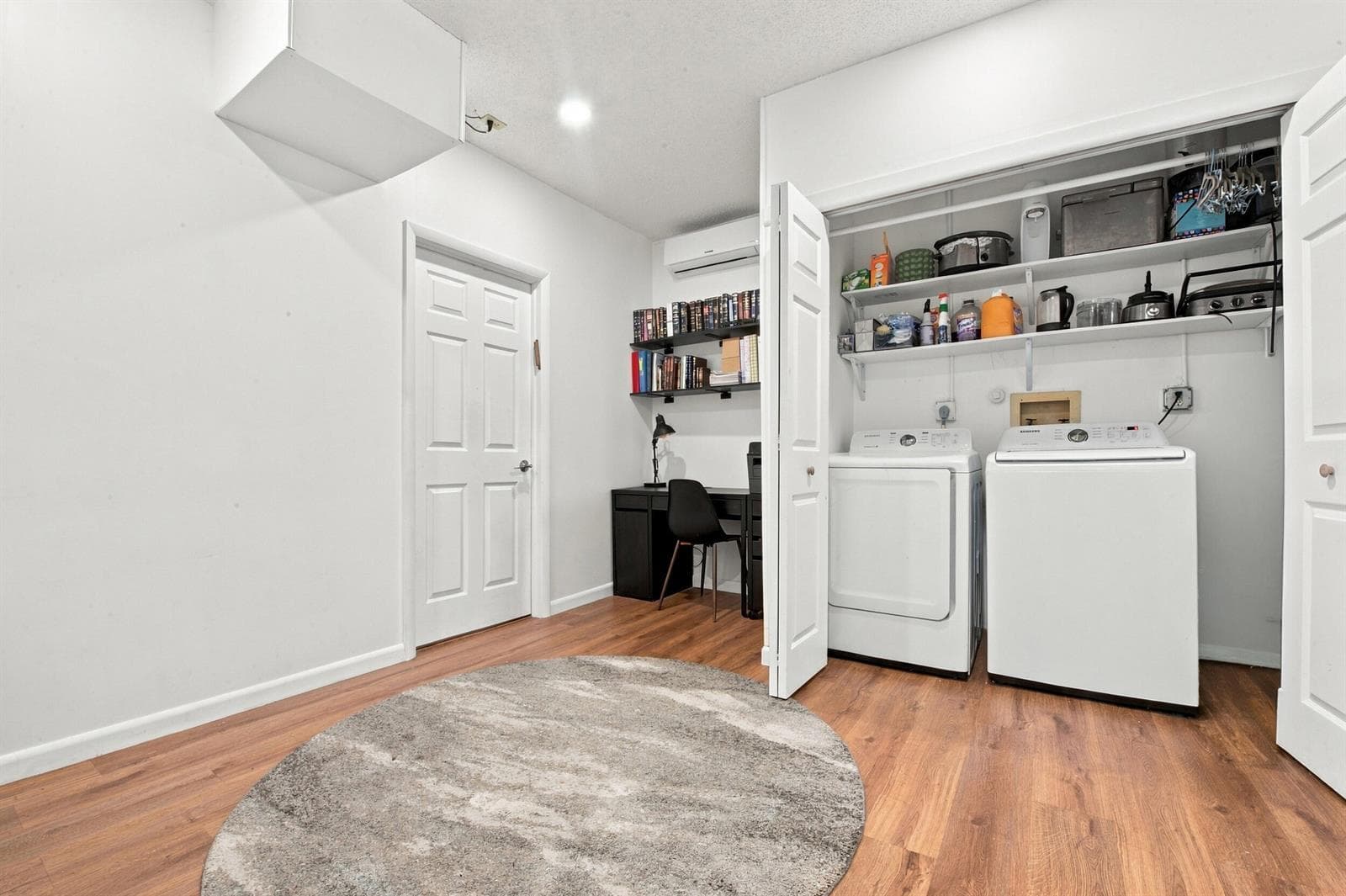 Laundry in bonus room