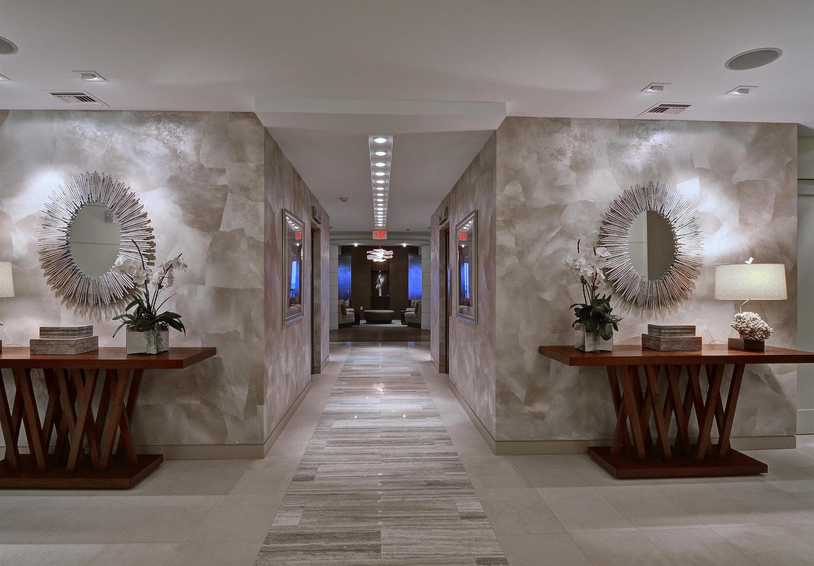 Elevator Hallway to Social Room