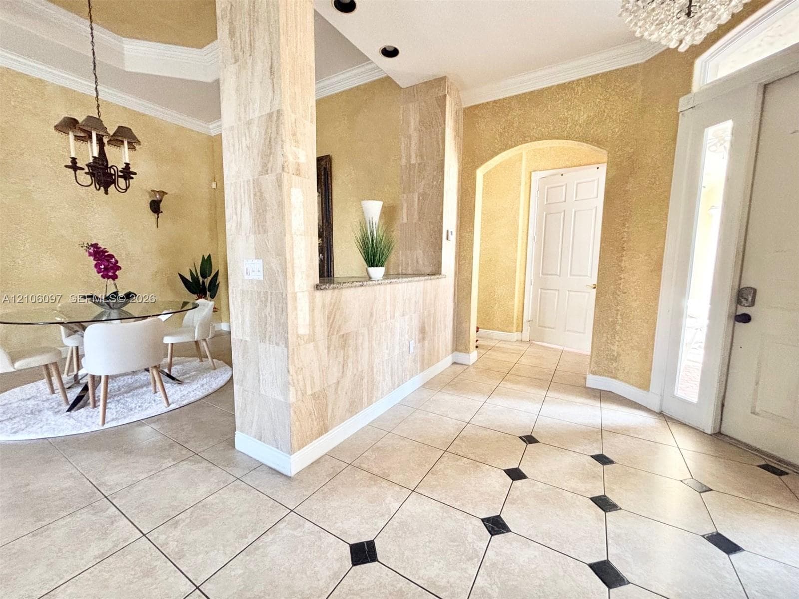 Entry way to the bedroom on the 1st floor